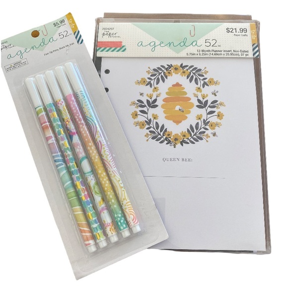 Agenda 52 Office Agenda 52 2 Month Planner Insert Nondated And 5